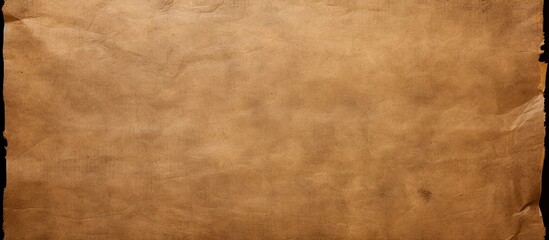 Poster - Brown paper or cardboard provides a textured backdrop for designs with copy space image.