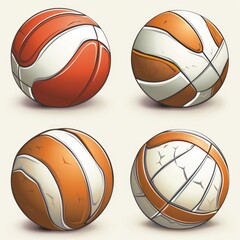 Volleyball Illustration: Four Ways to Showcase the Evolution of a Volleyball Design