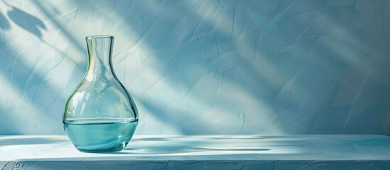 Poster - Carafe displayed against a blue backdrop with copy space image.