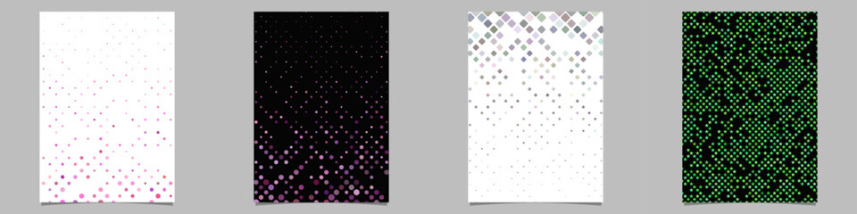 Poster - Abstract geometrical brochure background collection