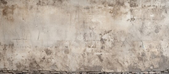 Poster - An old-style wall banner with a vintage or grungy white background resembling a natural cement or stone texture, designed as a retro pattern with a rustic, aged, or construction theme, perfect for