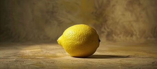 Aufkleber - An image displaying a vibrant lemon against a softly lit backdrop with room for additional content is known as a copy space image.