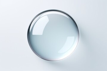 circle shape transparent sphere glass.