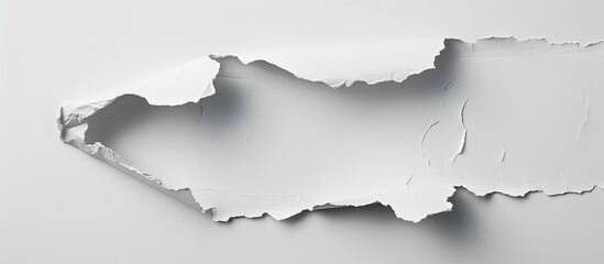 Aufkleber - White paper with a hole, providing copy space image.
