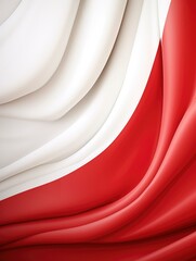 Wall Mural - Indonesian Flag, White and Red Poster design, realistic, HD, copy space - generative ai