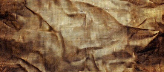 Poster - Brown canvas texture background with copy space image.