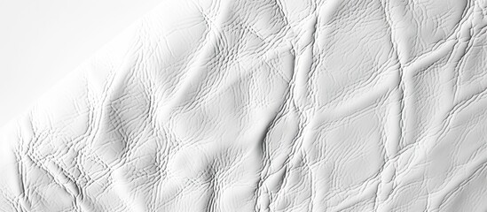 Aufkleber - Abstract white leather texture background ideal for design featuring copy space image.