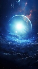 Canvas Print - Space portal galaxy wallpaper astronomy universe outdoors.