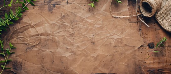 Fototapete - Background with room for custom text on paper surface with copy space image.