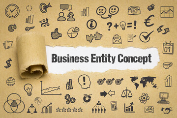 Wall Mural - Business Entity Concept	