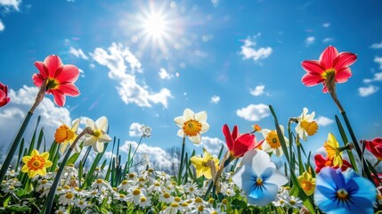 Poster - The Blooming Spring Flowers