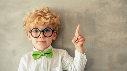 Sticker - The boy with green bowtie