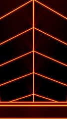 Aufkleber - Red and purple background in abstraction.Design. Bright swords create a mesh tunnel that moves and shimmers on a black background.