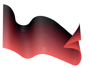Fototapete - abstraction colored lines intersection bends chaos texture 3D
