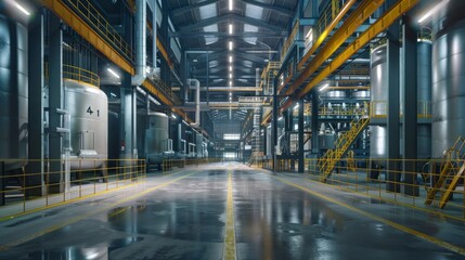 Poster - A Glimpse Inside a Modern Chemical Factory