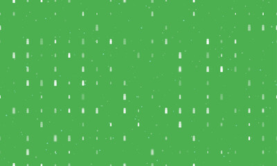 Poster - Seamless background pattern of evenly spaced white salt shaker symbols of different sizes and opacity. Vector illustration on green background with stars