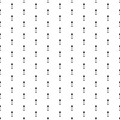Poster - Square seamless background pattern from black floor lamp symbols. The pattern is evenly filled. Vector illustration on white background