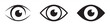© VAANITAS - simple eye icon. eyesight symbol vector illustration