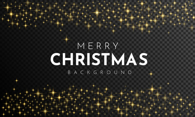 Wall Mural - christmas background with stars snowflakes and sequins