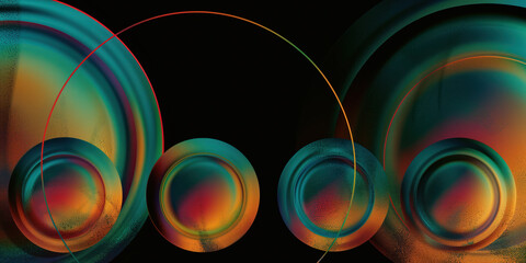 Poster - Abstract illustration of singularity concept. Origin of life. Space and science. Background image. Created with Generative AI technology.