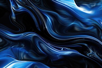 Wall Mural - Colorful smooth abstract blue and black texture background