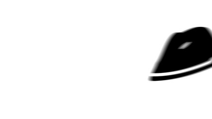 Poster - Animation set, iron symbol. Animations: transparency, zooms, transition top to down, transition left to right, slide up to down, slide left to right