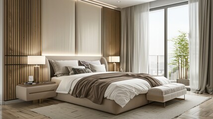 interior of bedroom, hotel bedroom, cozy bedroom, comfy bedroom, luxury home interior