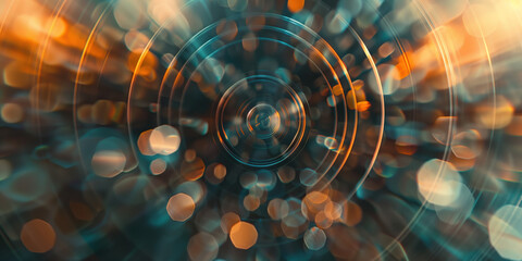 Poster - Abstract illustration of singularity concept. Origin of life. Space and science. Background image. Created with Generative AI technology.