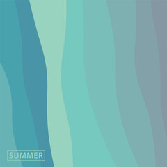 Wall Mural - Abstract background design with summer color theme, with wavy patterns,Abstract summer wave background,