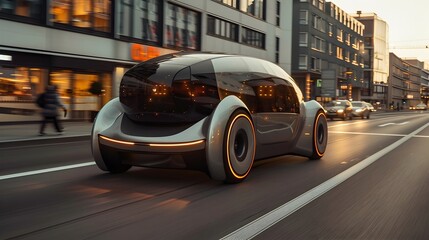 Poster - autonomous smart rental car with real time connectivity and mobility technology