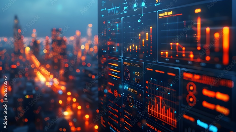 Smart City Dashboard Displaying Real Time Data on Energy Water and ...