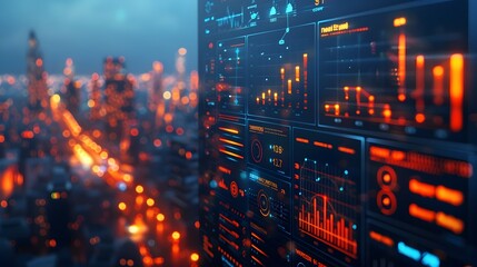 Poster - Smart City Dashboard Displaying Real Time Data on Energy Water and Waste Management