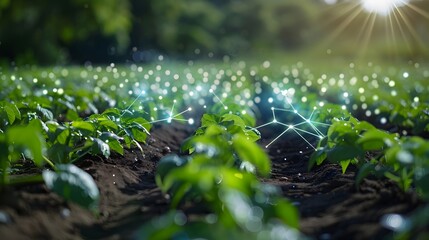 Poster - advanced ai powered irrigation system for sustainable agricultural water management