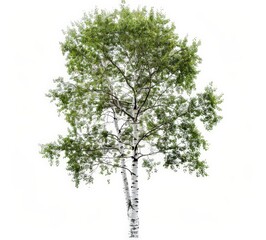 Sticker - a single tree with a white background