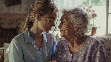 Wall Mural - The bonding between generations