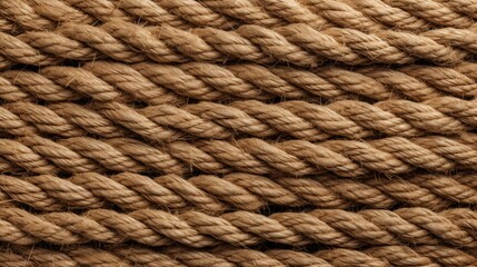 Canvas Print - Close-up of Intertwined Rope Texture