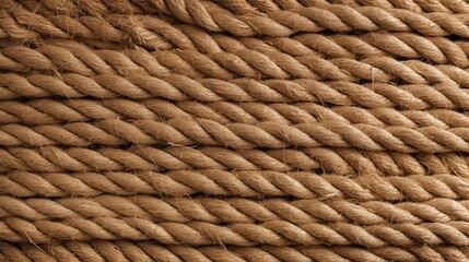 Canvas Print - Close-Up Texture of Twisted Rope