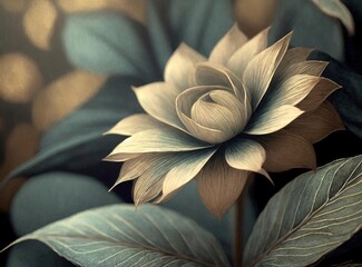 Poster - Flower 3D Rendering Illustration