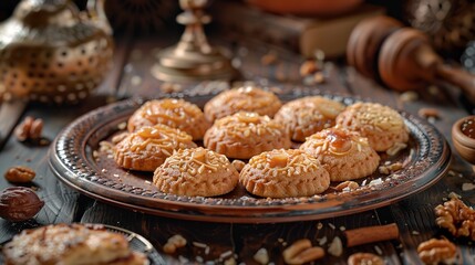 Wall Mural - Traditional Eid Mammoul or Mammoul cookies