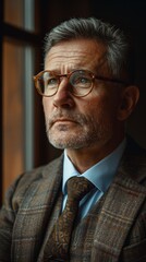 Wall Mural - Middle-aged British man with a tie