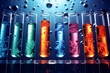 © Klemenso - science experiments with colorful liquids