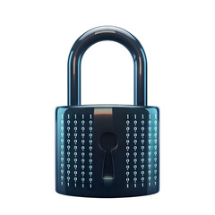 Digital padlock representing cybersecurity, data protection, and encryption. Ideal image for technology, security, and privacy concepts.