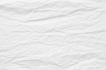 Wall Mural - crumpled paper isolated on white	