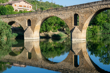 Wall Mural - bridge over the river