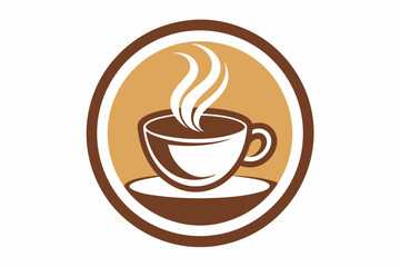 Wall Mural - coffee cup logo vector illustration