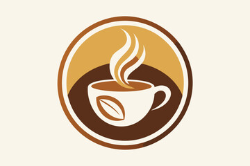 Wall Mural - coffee cup logo vector illustration