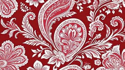  Pattern folk wallpaper flowers ornaments