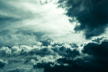 Wall Mural - Storm Clouds Background