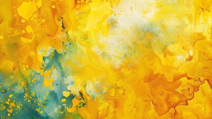 Wall Mural - yellow abstract art with a dirty appearance background with abstract art featuring bright textures a