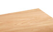 © pornchai - View of wood or wooden table top corner Isolated on white background